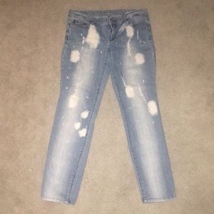 Michael Kors Acid Wash skinny jeans